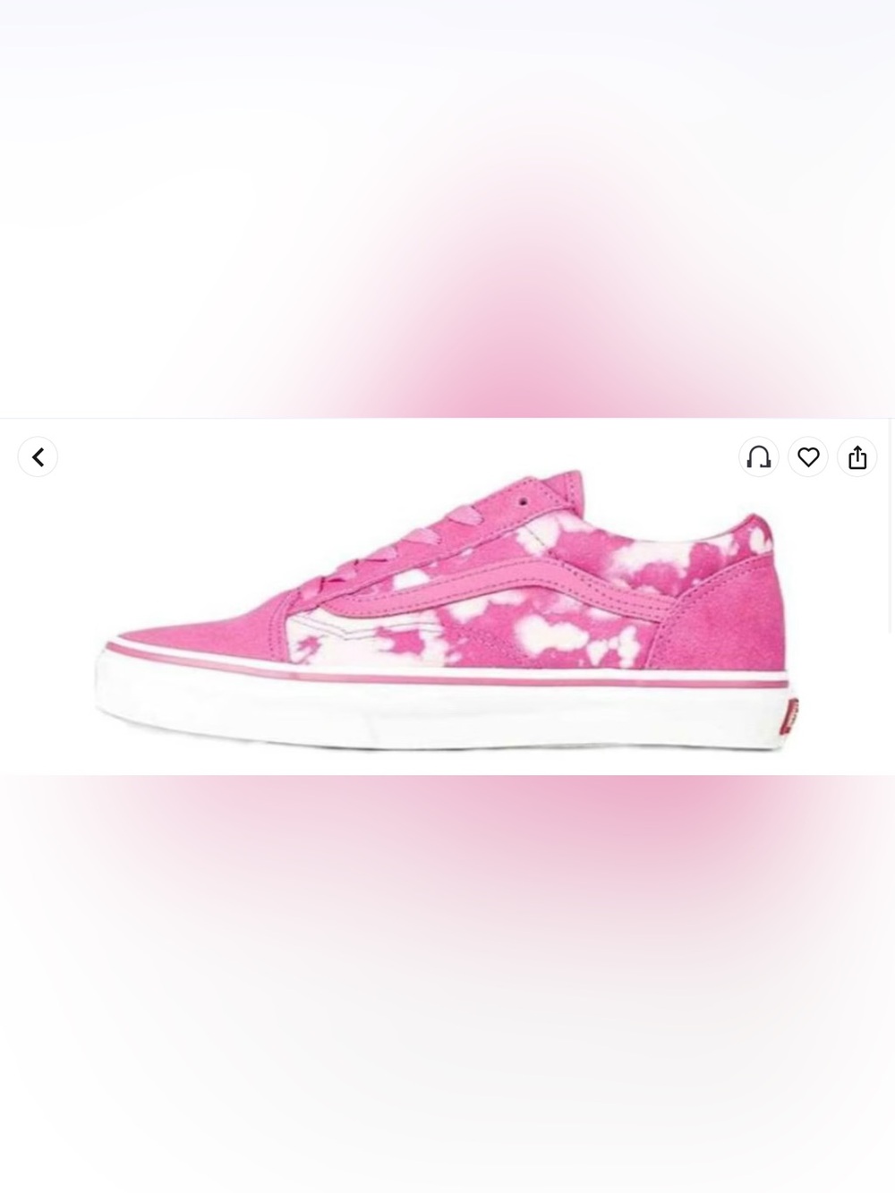 Vans Pink Tie-Dye Old Skool Sneakers